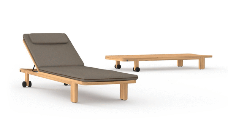 hacienda sunbed teak