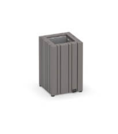 imo alu planter 24 x 24 x 38 cm