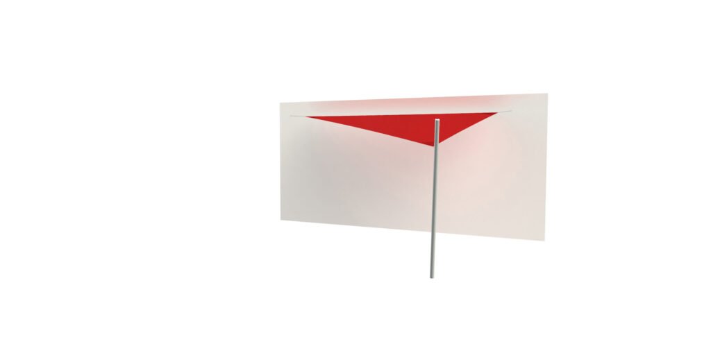 ingenua triangle190 shade sail pepper