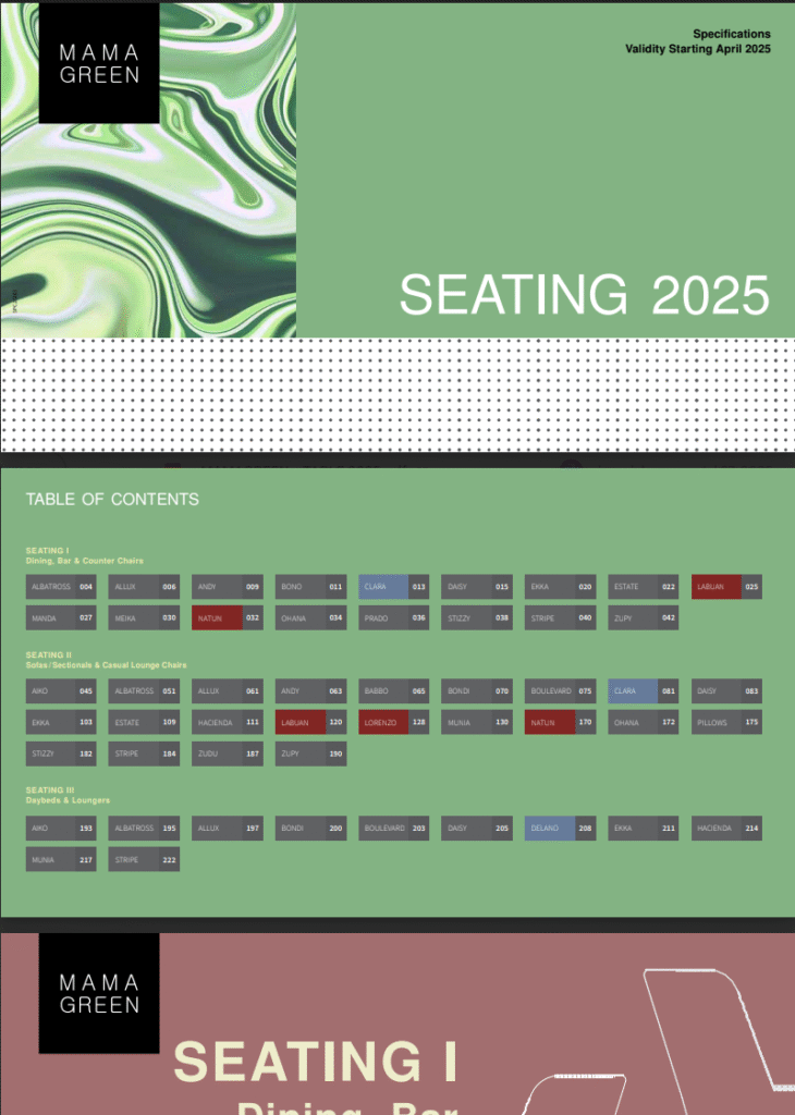 mamagreen seating 2025