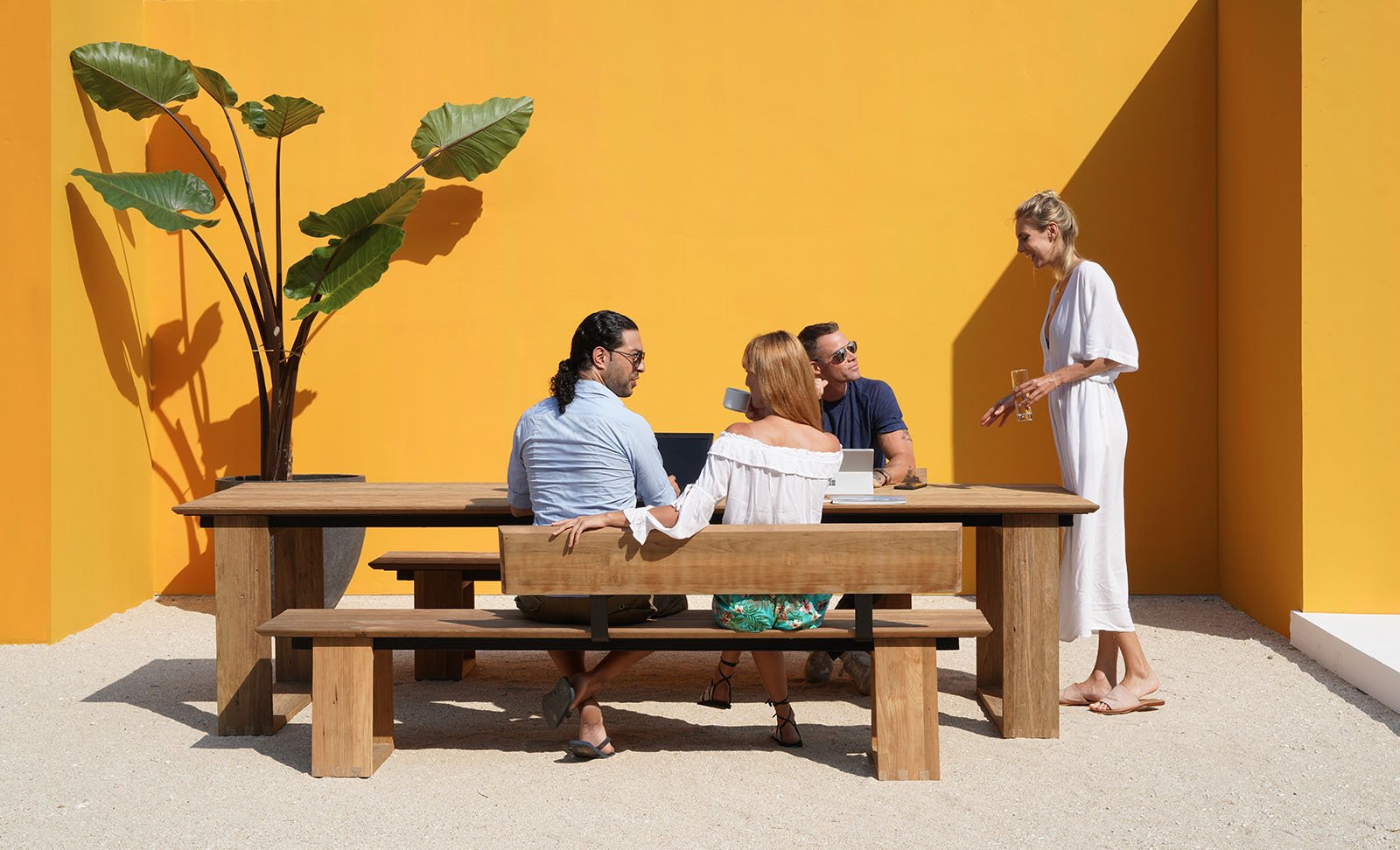 mamagreen big daddy table 3 slats big daddy bench 220 right hand backrest