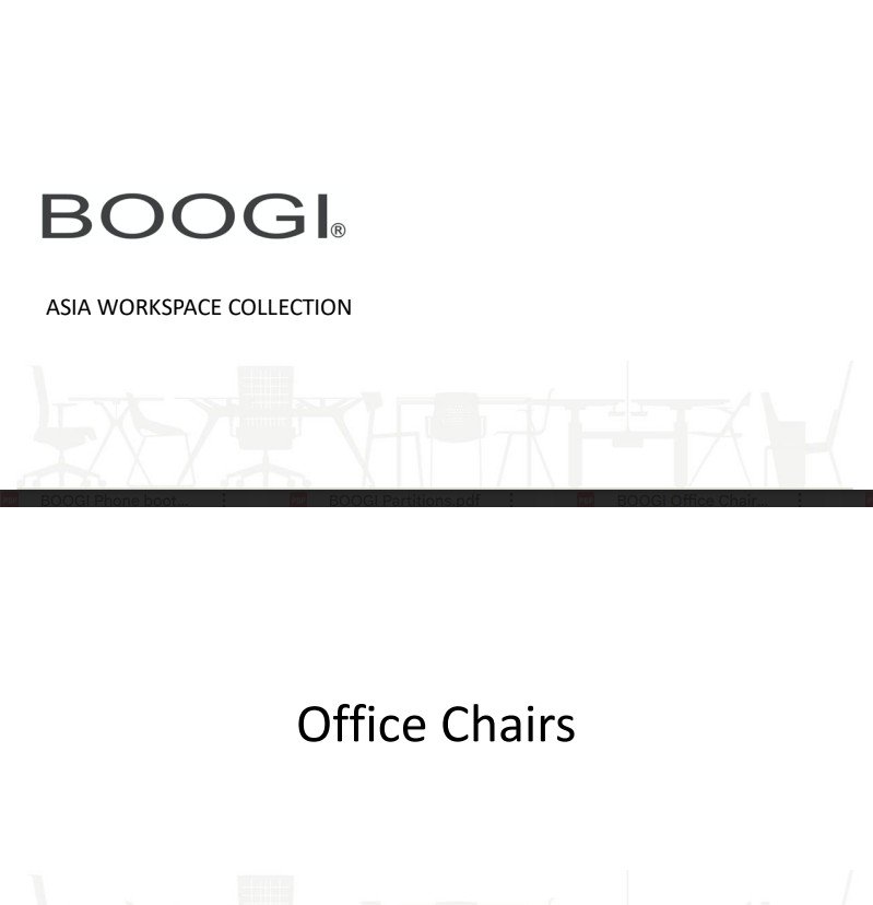 BOOGI office chairs