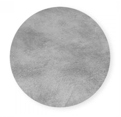 piano laminato Ø70 cemento