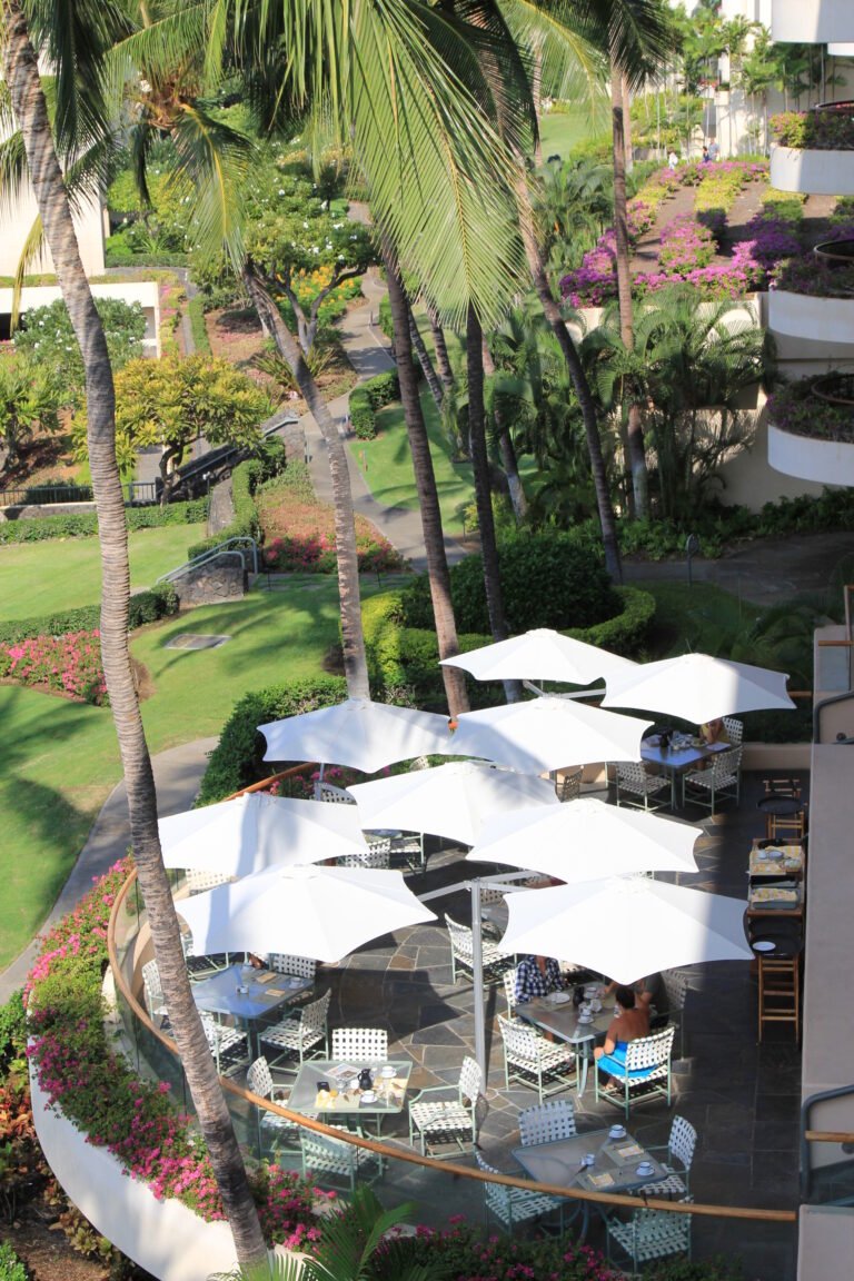 paraflex parasols hapuna kea resort hr