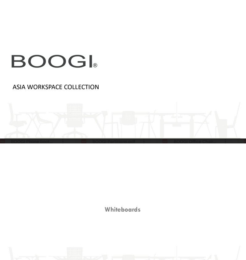 BOOGI whiteboards